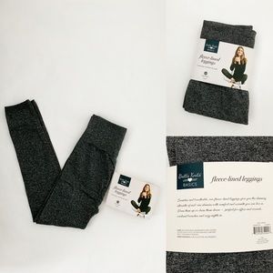 Britt's Knit Basics Grey Lined Leggings NWT - SM